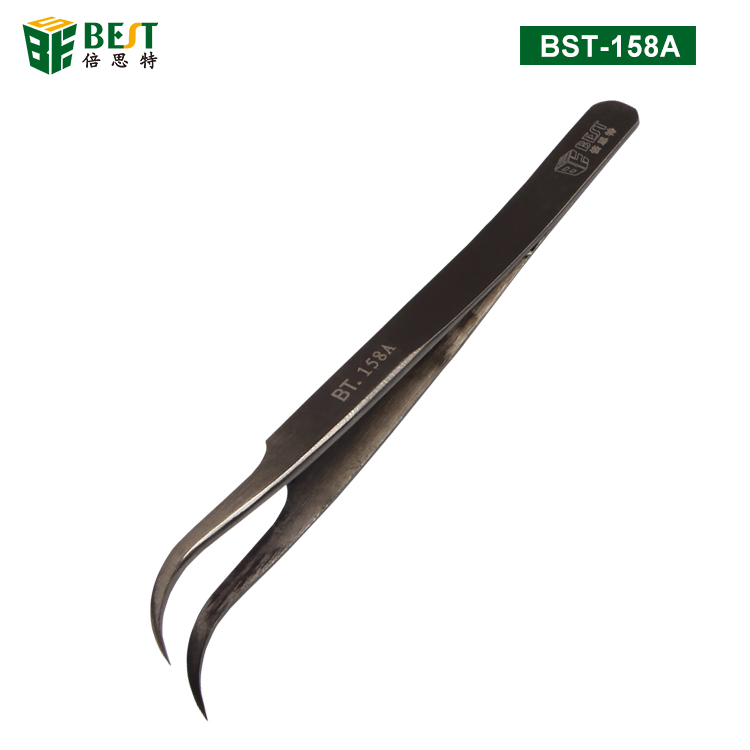 BST-158A Color plated tweezers