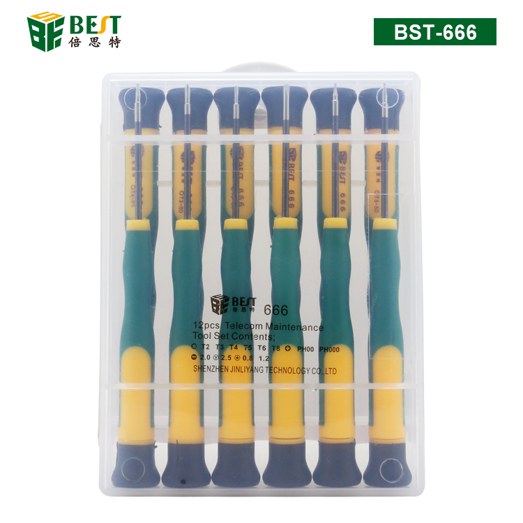 BST-666 12pcs Electronic tools Set