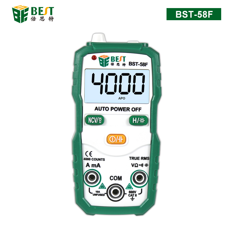 BST-58F Intelligent 4000 Counts Auto Range Digital Multimeter