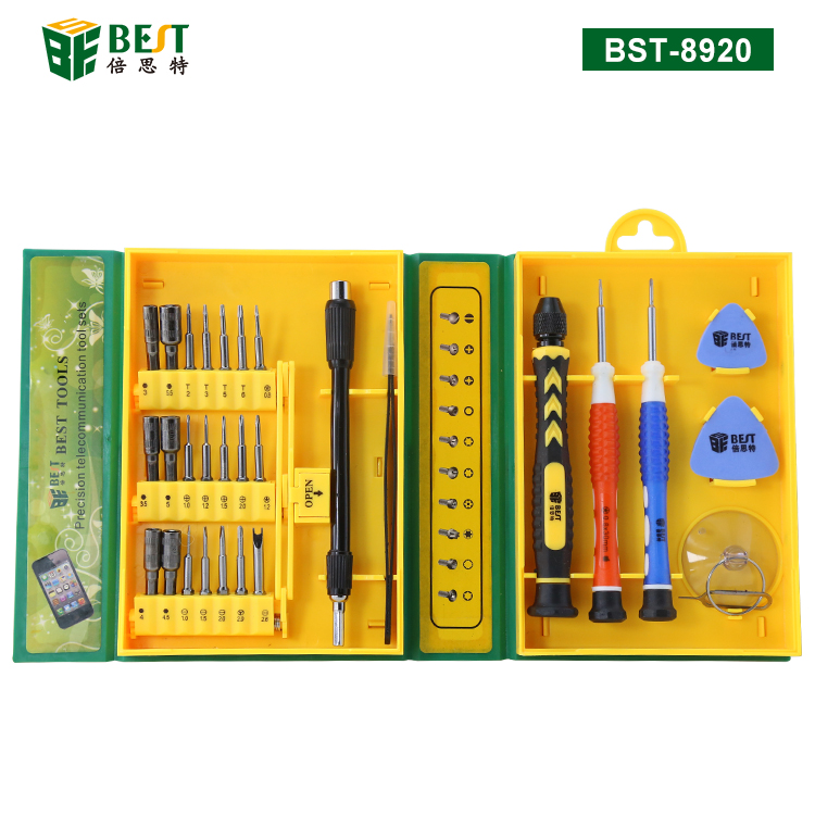 BST-8920 30pcs Universal Repair Tool Kit Mobile Phone Repairing Tools