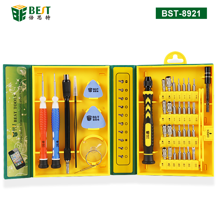 BST-8921 38pcs Universal Repair Tool Kit Mobile Phone Repairing Tools