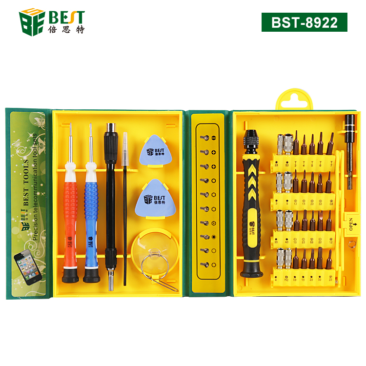 BST-8922 38pcs Universal Repair Tool Kit Mobile Phone Repairing Tools